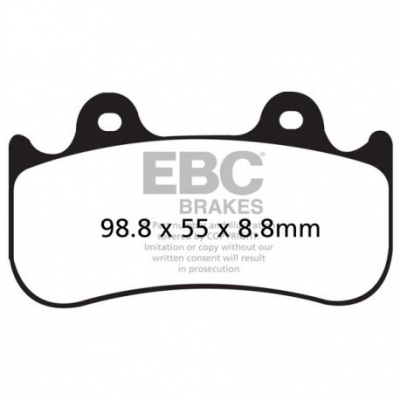 EBC Спирачни накладки Sintered FA216/3HH