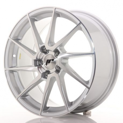 Japan Racing JR36 18x8 ET35 5x120 Brushed Silver