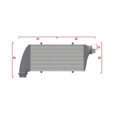 Competition custom intercooler Wagner по мярка 650мм x 400мм x 100мм