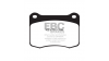 Задни спирачни накладки EBC Yellowstuff Street + Track DP41820R