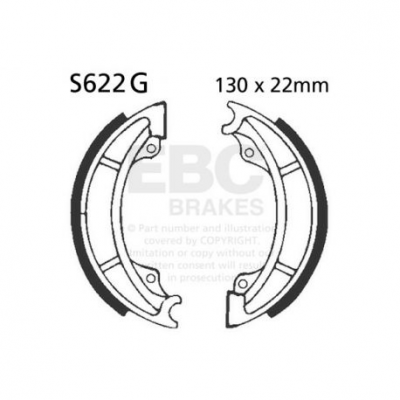 EBC Спирачни челюсти Grooved 301G