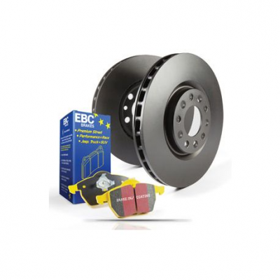 Преден комплект EBC PD03KF688 - Спирачни дискове Premium OE + накладки Yellowstuff