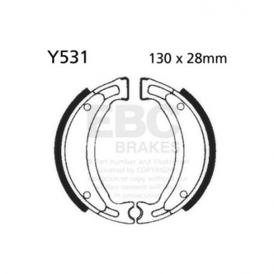 EBC Спирачни челюсти Organic Y531