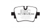 Задни спирачни накладки EBC Yellowstuff Street + Track DP42190R
