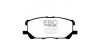 Предни спирачни накладки EBC Yellowstuff Street + Track DP41681R