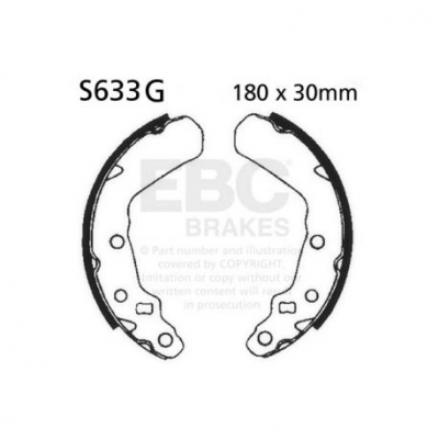 EBC Спирачни челюсти Grooved S633G