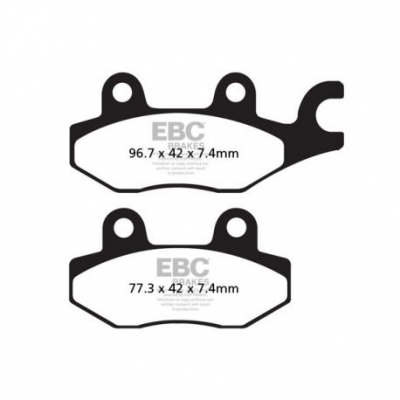 EBC Спирачни накладки Organic FA165TT