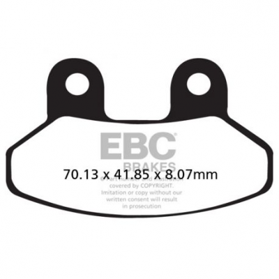 EBC Спирачни накладки SFAC SFAC306