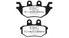 EBC Спирачни накладки Organic FA686TT