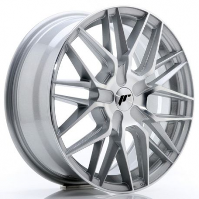 JR Wheels JR28 17x7 ET20-45 BLANK Silver Machined