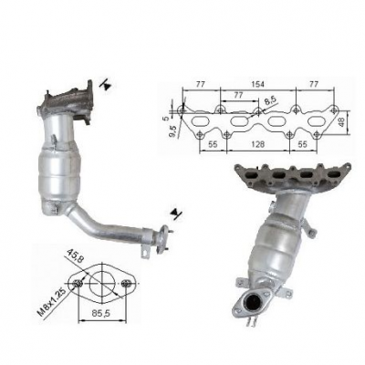 Magnaflow катализатор за FIAT LANCIA