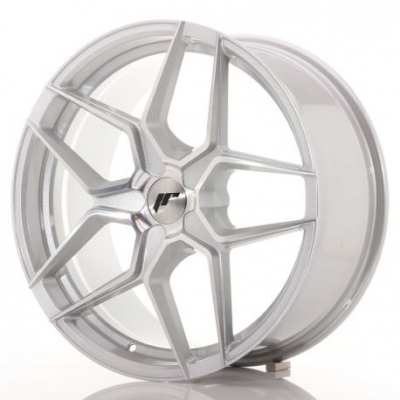 Japan Racing JR34 19x8,5 ET20-40 5H Blank Silver Machined