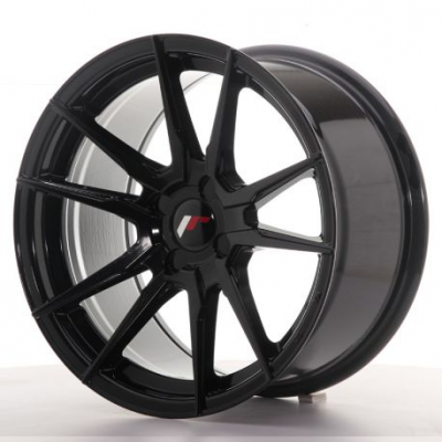 Japan Racing JR21 17x9 ET25-35 4H Blank GlossBlack