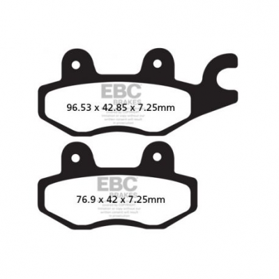 EBC Спирачни накладки Organic SFA635