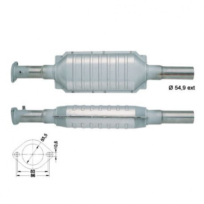 Magnaflow катализатор за FIAT