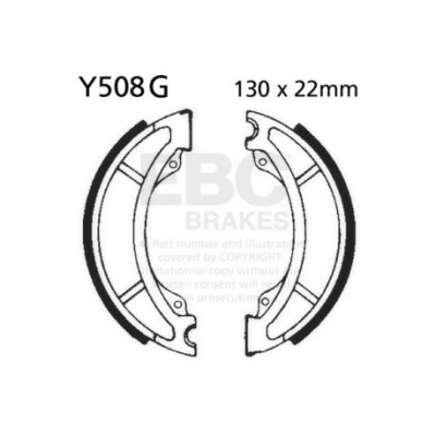 EBC Спирачни челюсти Grooved Y508G