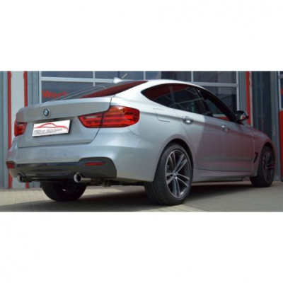 76мм Дуплексна изпускателна система BMW 3er GT F34 - ECE одобрено (991367GM-X3-X)