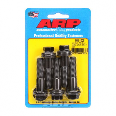ARP Комплект болтове M12 x 1.75 x 50 Черен Оксид Hex