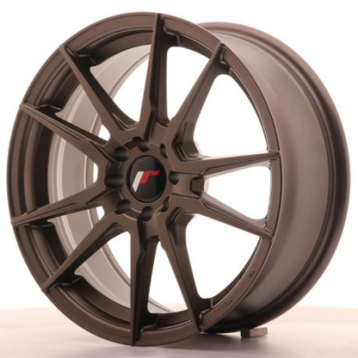 Japan Racing JR21 17x7 ET25 4x100/108 Matt Bronze