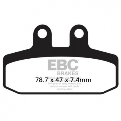 EBC Спирачни накладки SFAC SFAC256