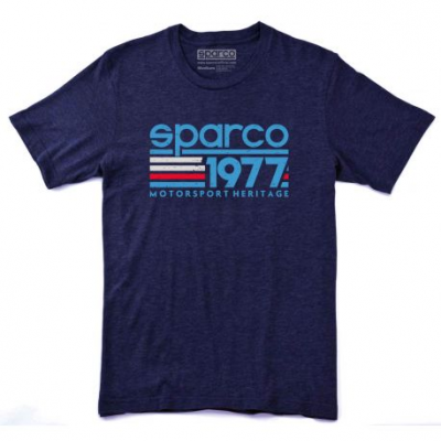 Тениска Sparco Vintage 77 сини
