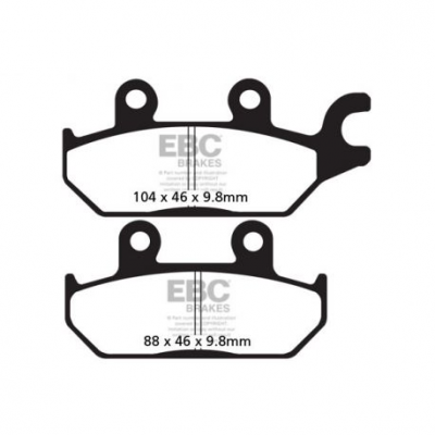 EBC Спирачни накладки SXR Race SXR642HH