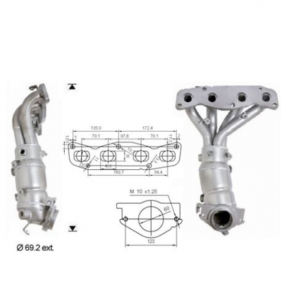 Magnaflow катализатор за NISSAN