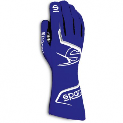 Състезателни ръкавици Sparco Arrow Karting 2020 (външен шев) син