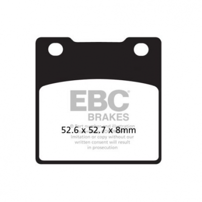 EBC Спирачни накладки Organic FA161