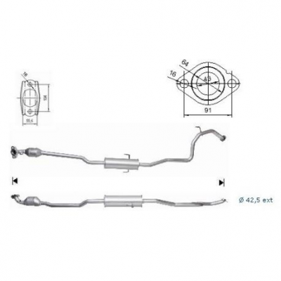 Magnaflow катализатор за TOYOTA