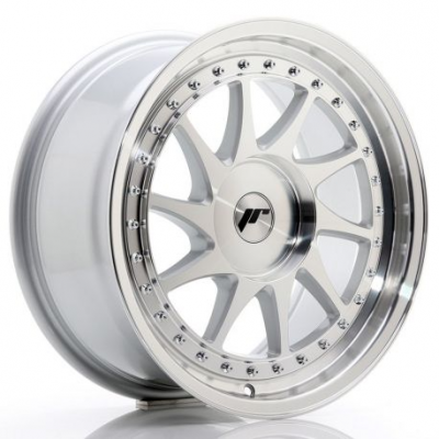 JR Wheels JR26 17x8 ET35 BLANK Silver Machined