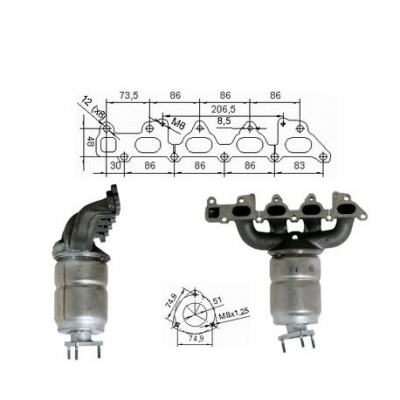 Magnaflow катализатор за OPEL