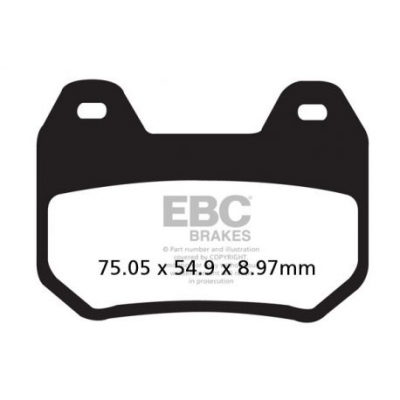EBC Спирачни накладки FA304HH