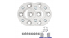 Комплект от 2бр фланци (болтове) за Hyundai Atos Prime MX FL - 22mm, 4x100, 54,1