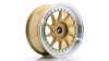 JR Wheels JR26 17x8 ET20-35 BLANK Gold w/Machined Lip