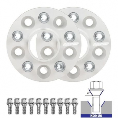 Комплект от 2бр фланци (с резба) за MINI Cooper F55/F56 - 30mm, 5x112, 66,6