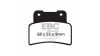 EBC Спирачни накладки Sintered FA432HH