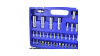1/2 and 1/4 Socket Set with Ratchets, Adapters and Extensions, 94 pcs