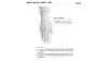 Състезателни ръкавици Alpinestars Tech 1ZX с FIA (външни шевове) червен /бял