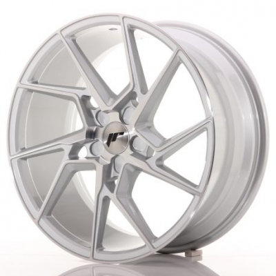 Japan Racing JR33 19x8,5 ET20-45 5H Blank Silver Machined