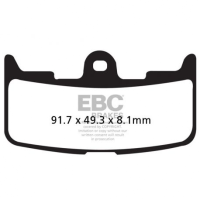 EBC Спирачни накладки Sintered FA345HH