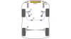 Powerflex Тампон за преден носач предна страна 30мм Seat Mii (2011-)