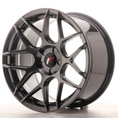 Japan Racing JR18 17x9 ET20-35 5H Blank Hyper Blac