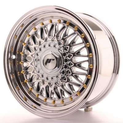 Japan Racing JR9 16x8 ET25 Blank Chrome