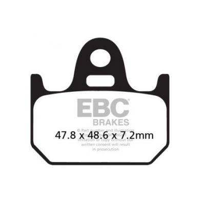 EBC Спирачни накладки Organic FA162 EBC Спирачни накладки Organic FA162