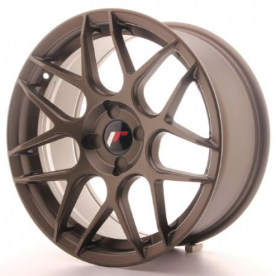 Japan Racing JR18 17x8 ET25-35 4H Blank Matt Bronze