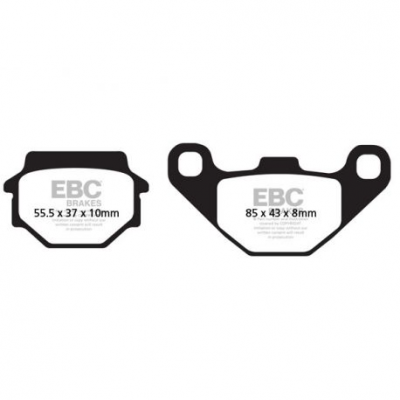 EBC Спирачни накладки Organic FA067TT
