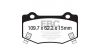 Задни спирачни накладки EBC Yellowstuff Street + Track DP43023R