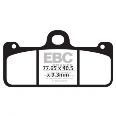 EBC Спирачни накладки Sintered FA218HH