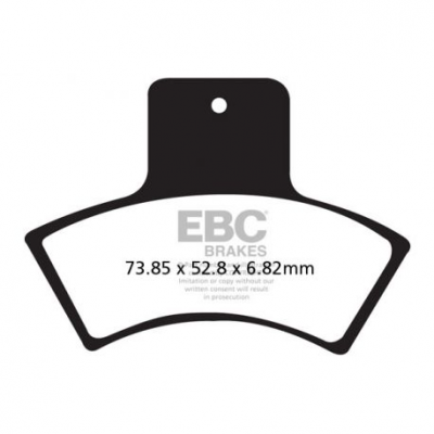 EBC Спирачни накладки Organic FA270TT